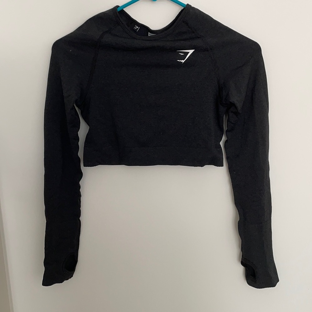 ❗️SOLD❗️Long sleeved crop top